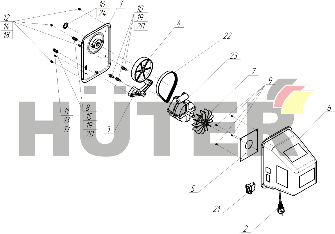 Электродвигатель TTR 74/1/4